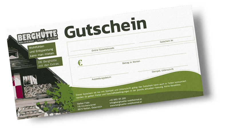 Gutschein-Berghuette